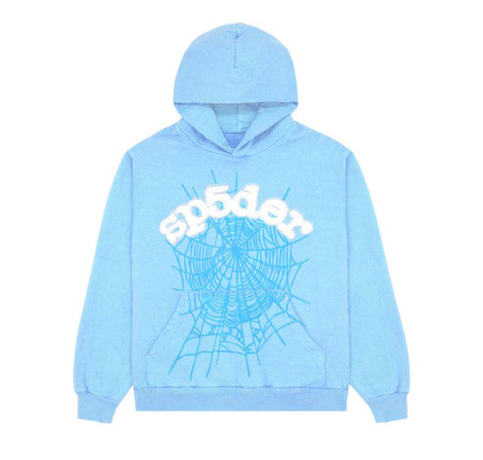 Sp5der Web Hoodie ‘Sky Blue’