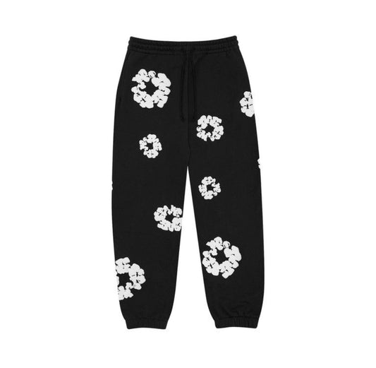 Denim Tears Cotton Wreath Sweatpants ‘Black’