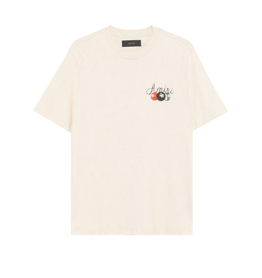 Amiri Pool Cue Tee ‘Alabaster’