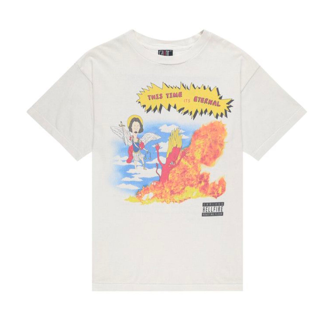 Saint Micheal Time Is Eternal Tee ‘White’